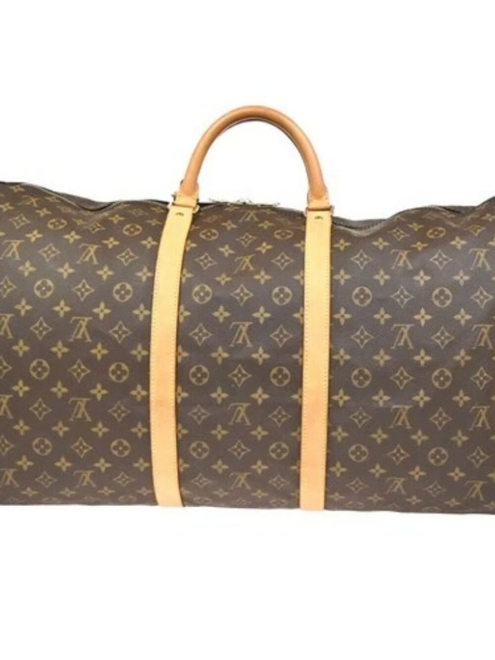 LOUIS VUITTON Keepall 60 Travel Hand Bag Monogram Leather Brown M41422 96YH892 - Picture 4 of 16